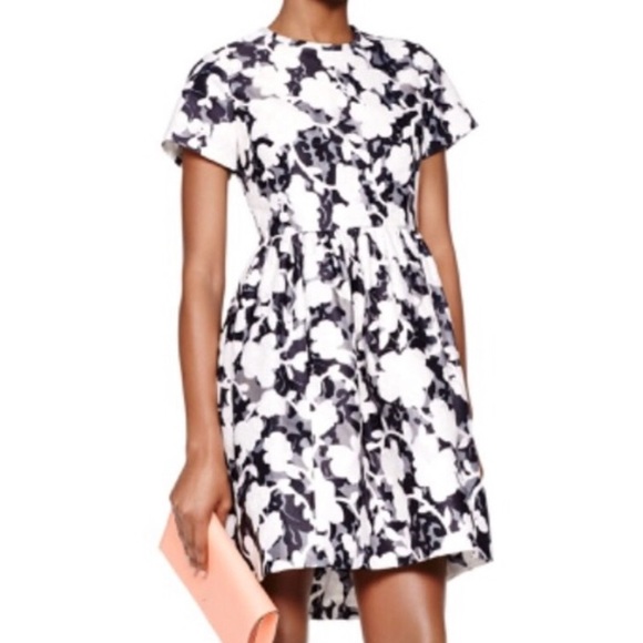 kate spade Dresses & Skirts - Black & White Floral Short Sleeve Dress